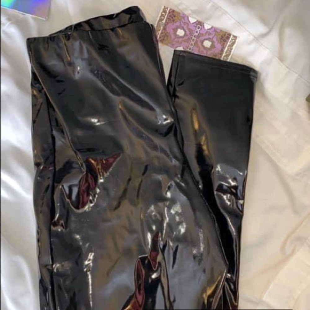 BooHoo leather leggings